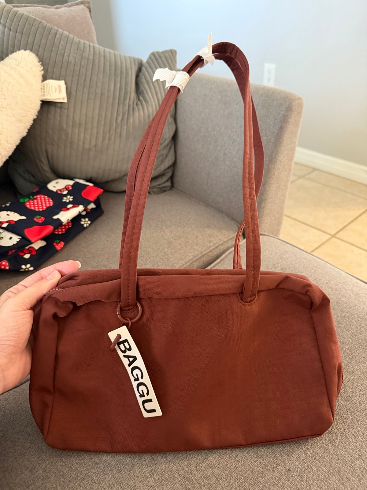 Baggu Regular Bowler in Mahogany