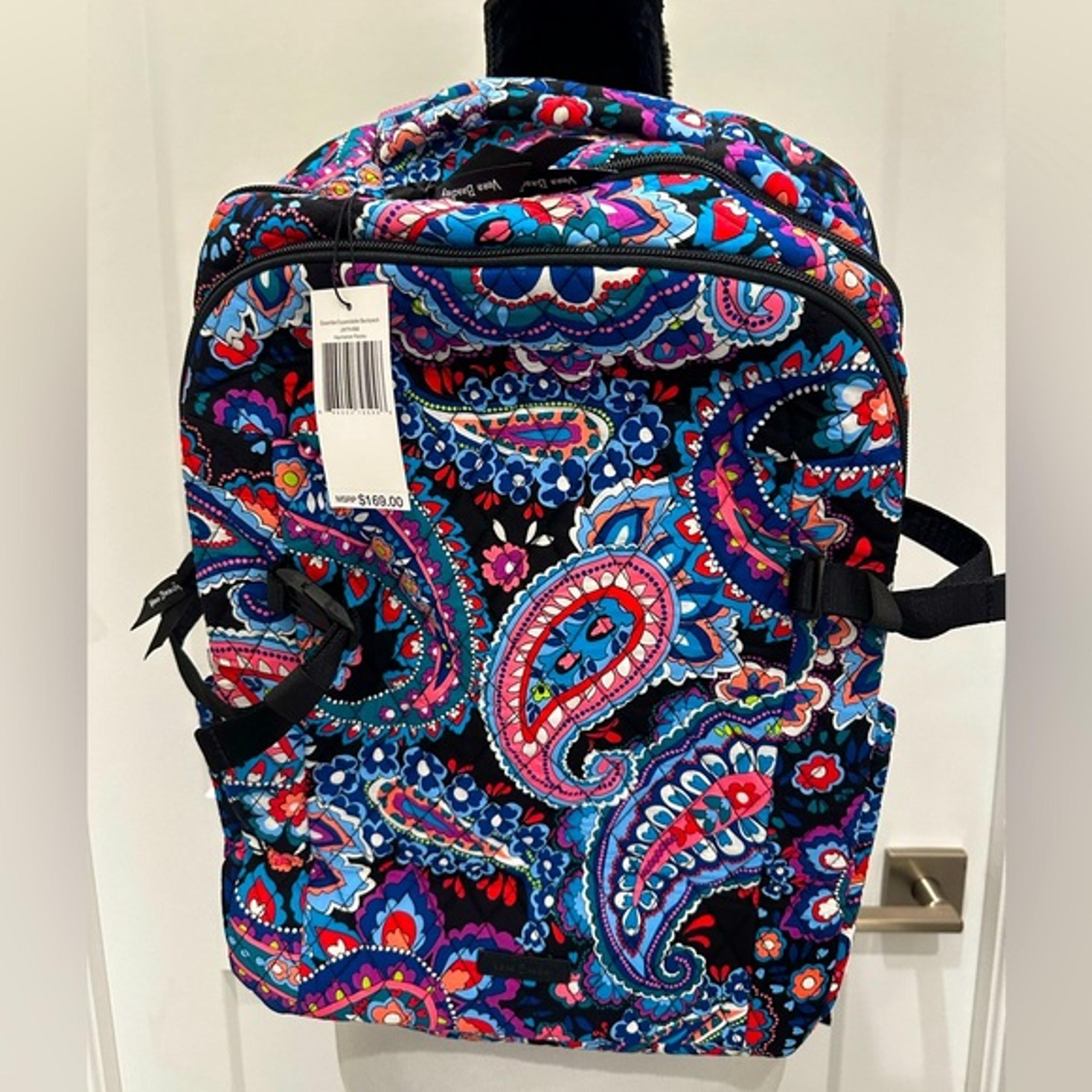 Vera Bradley Essential Expandable Backpack NWT