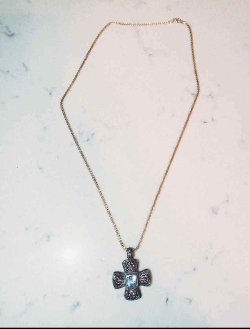 Barbara bixby cross pendant
