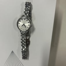 Marc Jacobs Betty White Dial Silver Stainless Steel Strap Watch for Women - MJ34