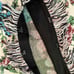 Aldomartins Multicolor Cardigan Duster Sweater Fringe Trim Open Front Sz M