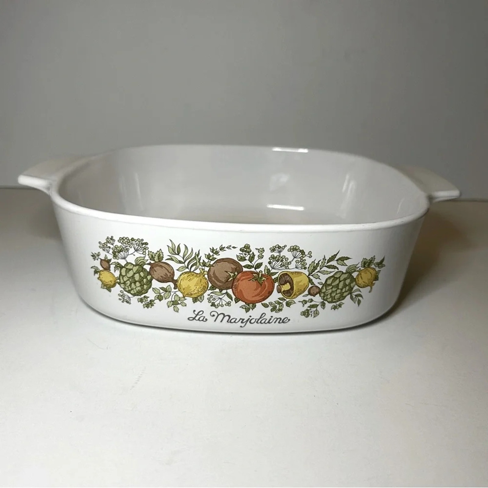 Vintage Corning Ware Spice Of Life La Marjolaine A-2-B Dish 2 Quart Baking Dish