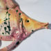 Vintage Handmade Ceramic Pottery Wall Plaque Fish Signed