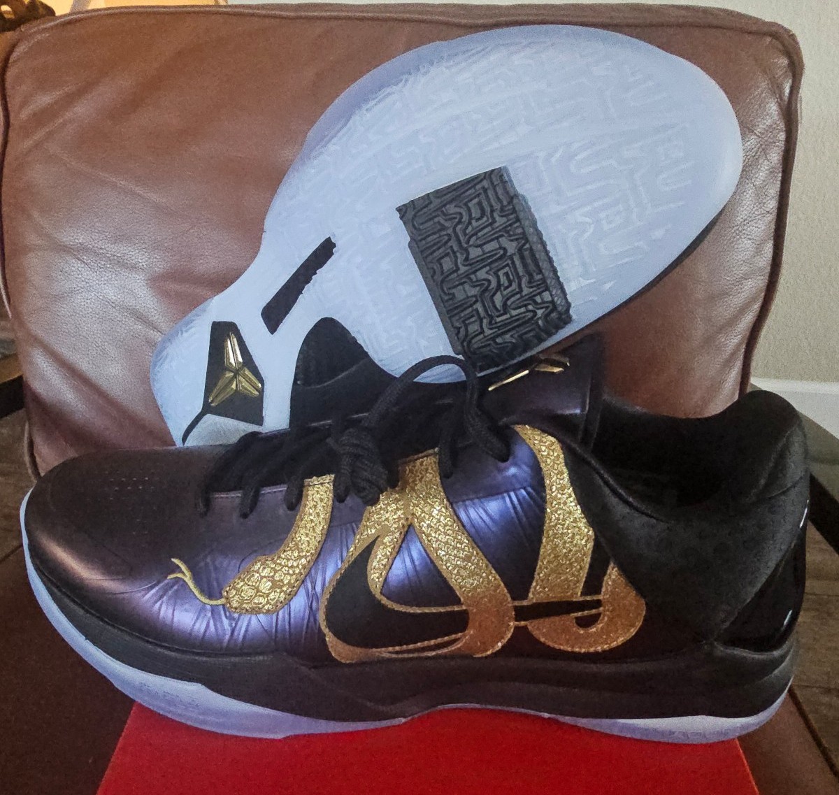 Nike Kobe 5 Protro Year of the Mamba Eggplant IB4481-500 IN HAND size 14
