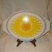 VINTAGE PYREX SUNFLOWER LID ONLY 945 C 28 Replacement White Yellow Orange