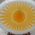 VINTAGE PYREX SUNFLOWER LID ONLY 945 C 28 Replacement White Yellow Orange