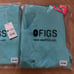 Figs Neon Blue S/ST set