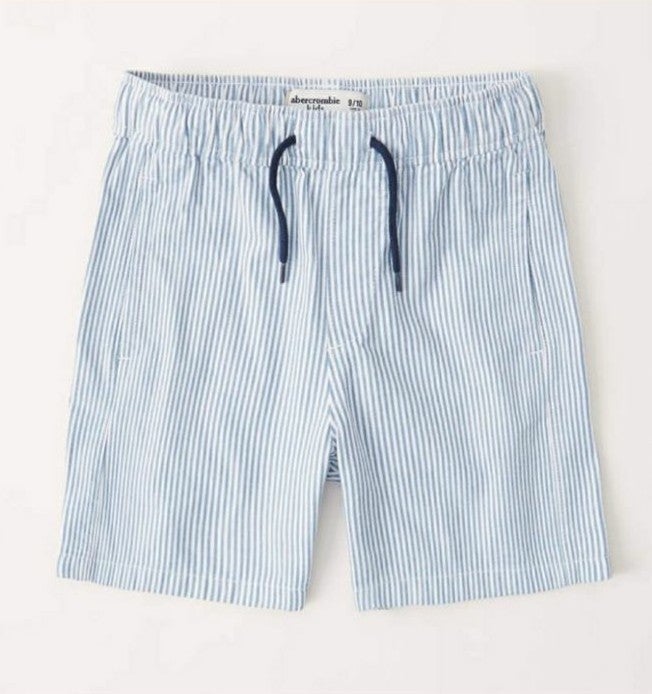 9/10 shorts pinstripe Abercrombie kids