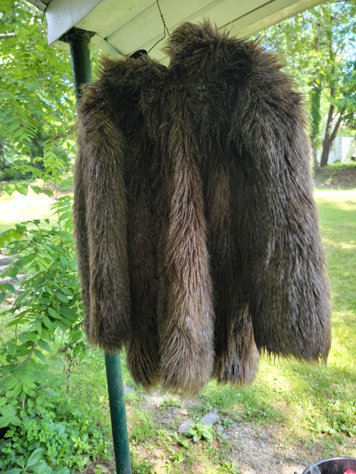 Juicy Couture Faux Fur coat its reversib