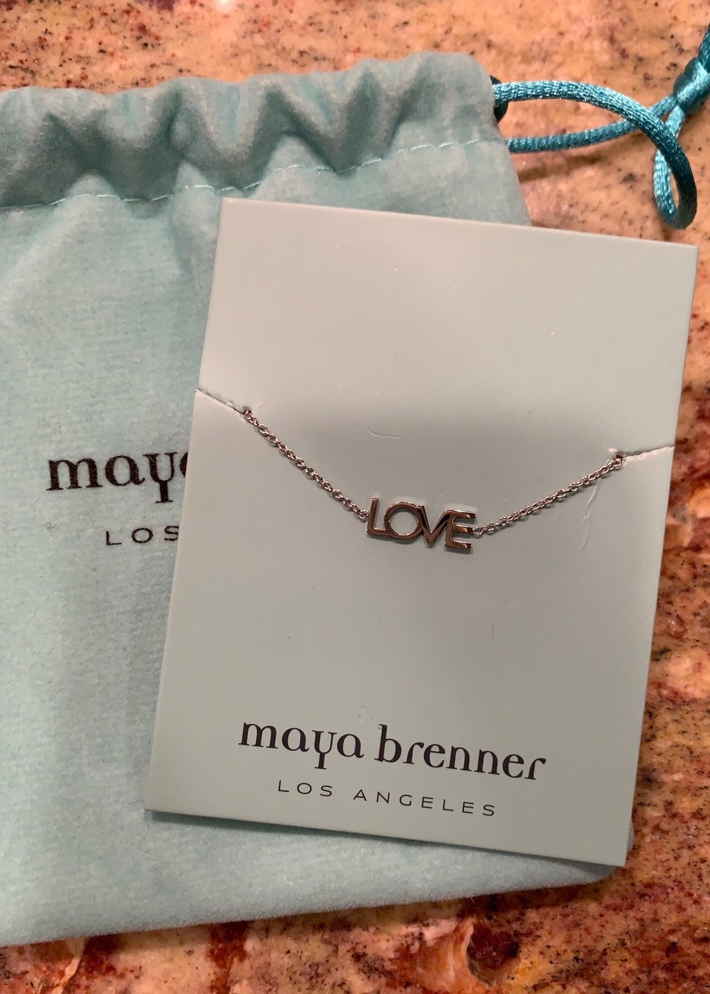 Maya brenner love shop bracelet silver