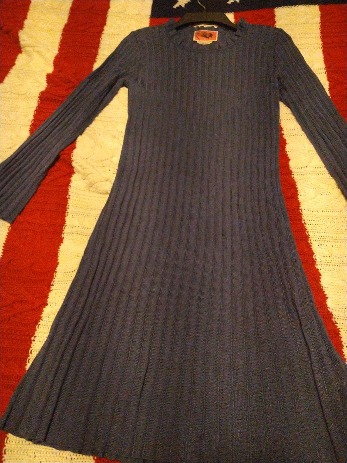 Beautiful New without Tag Kate Spade XS dress,slate blue color,