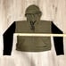 Gymshark Women's Cropped Full Zip-Up Hoodie Jacket Size Medium Two-Toned B/G