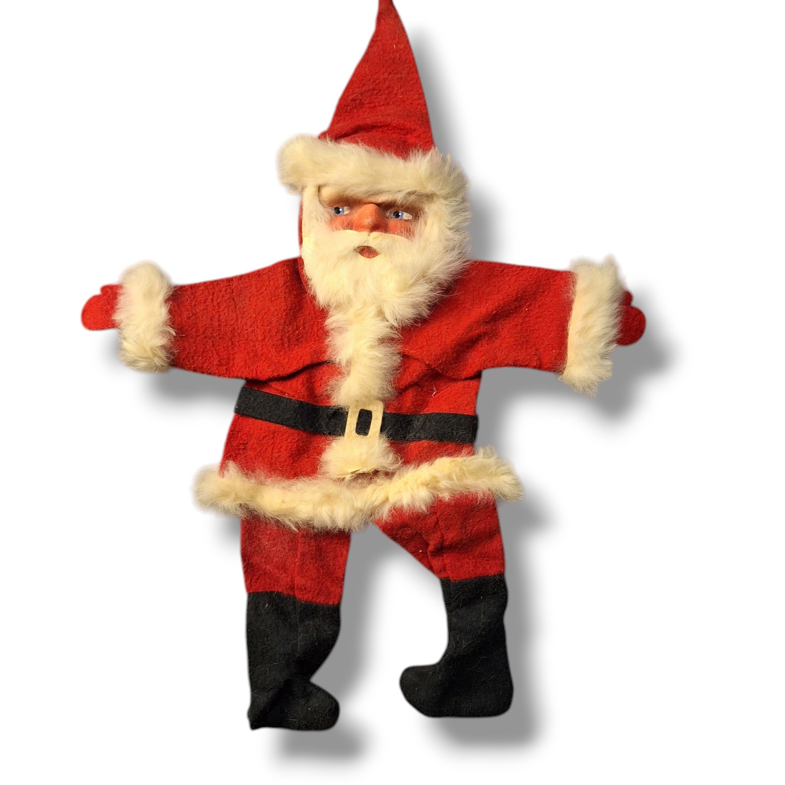 Vintage Hand Puppet Santa Clause 14 Christmas Toy