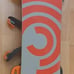 Snowboard with bindings in a soft case