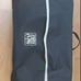 Snowboard with bindings in a soft case