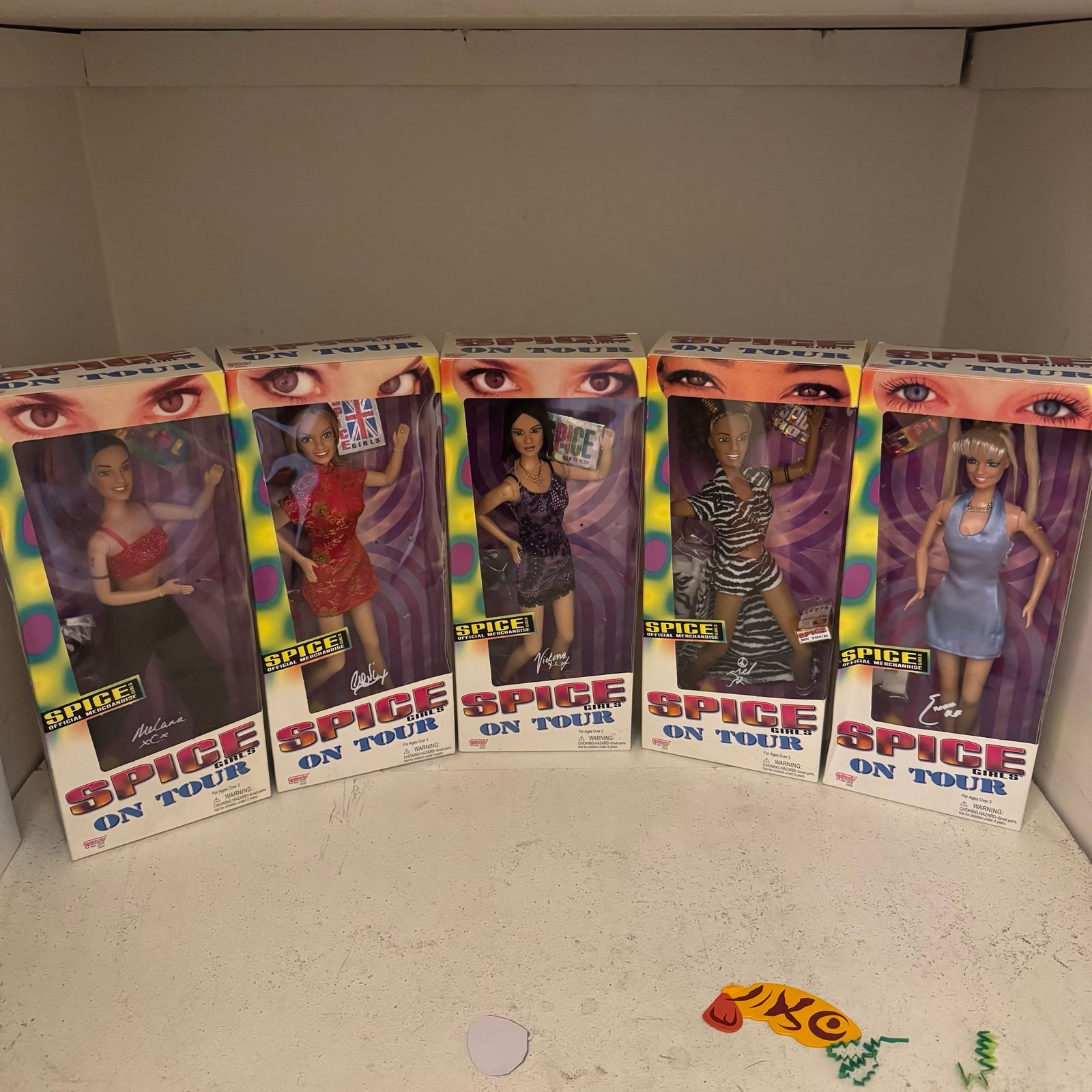 Retired Vintage 1998 Spice Girls Spice it Up Dolls Full Set