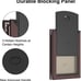 Aluminum Large Dog Exterior Door 2 Sliding Lock Panels 2 Magnetic Flaps 100lb