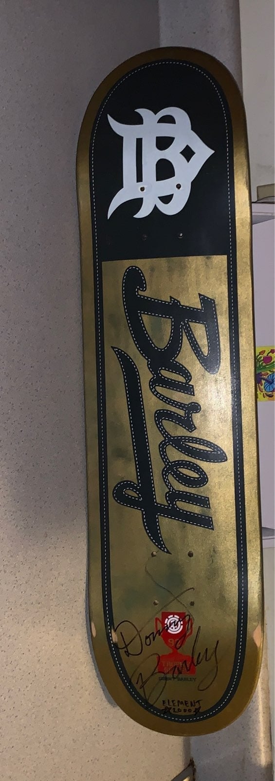 Vintage Element Donny Barley skate deck