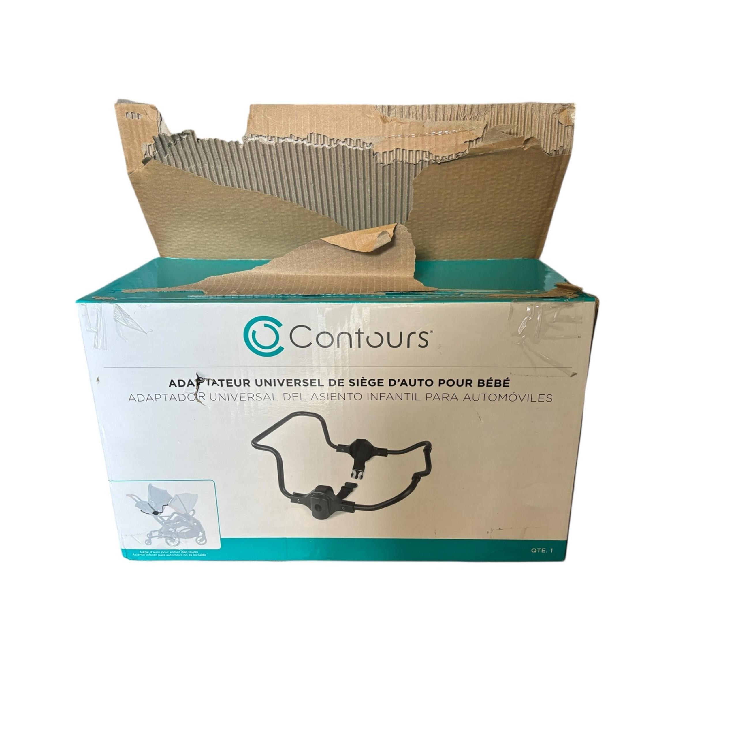 Contours Universal Infant Car Seat Adapter NEW OPEN BOX