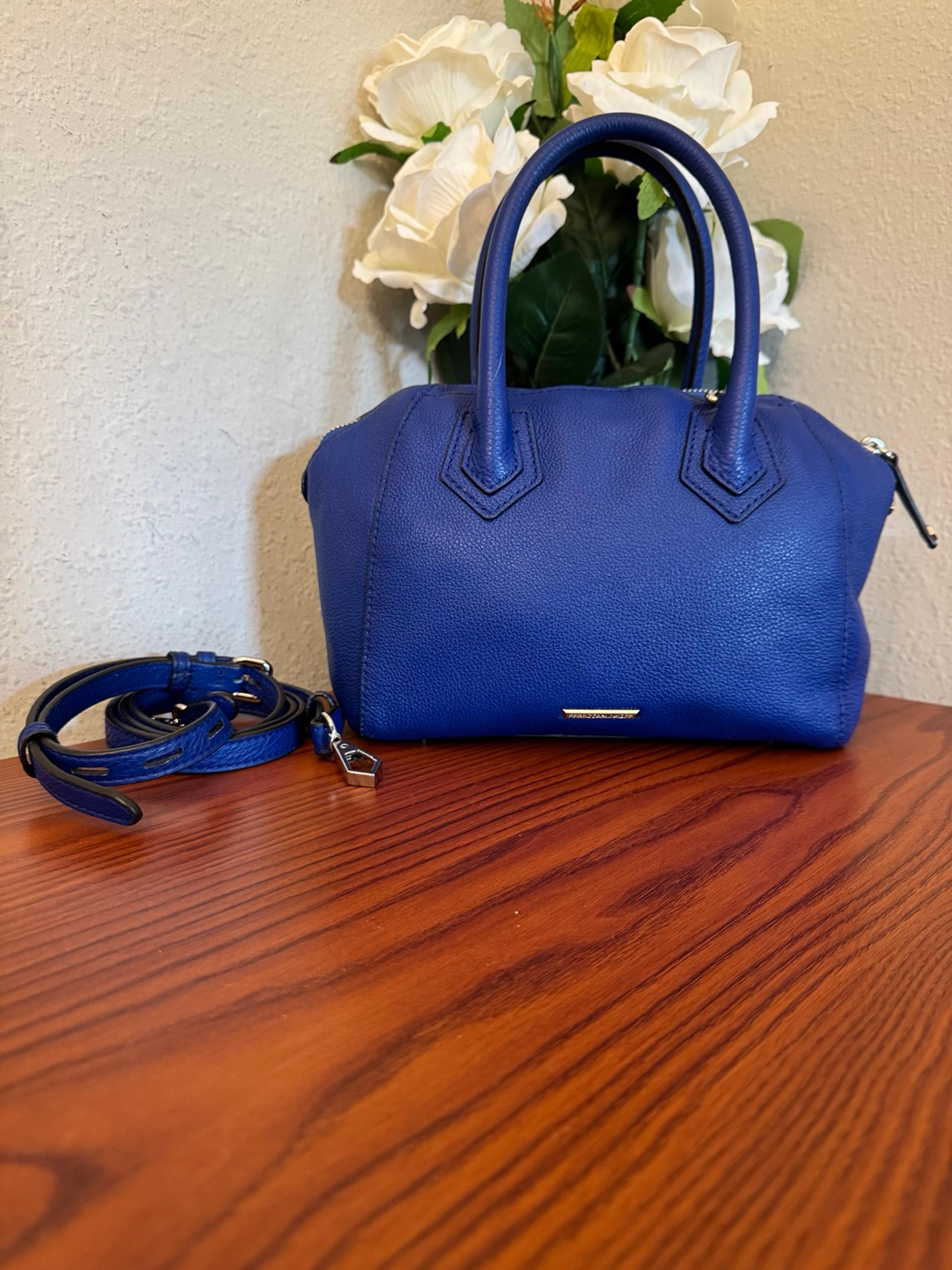 Rebecca Minkoff Top Bag Detachable Shoulder Strap Navy blue