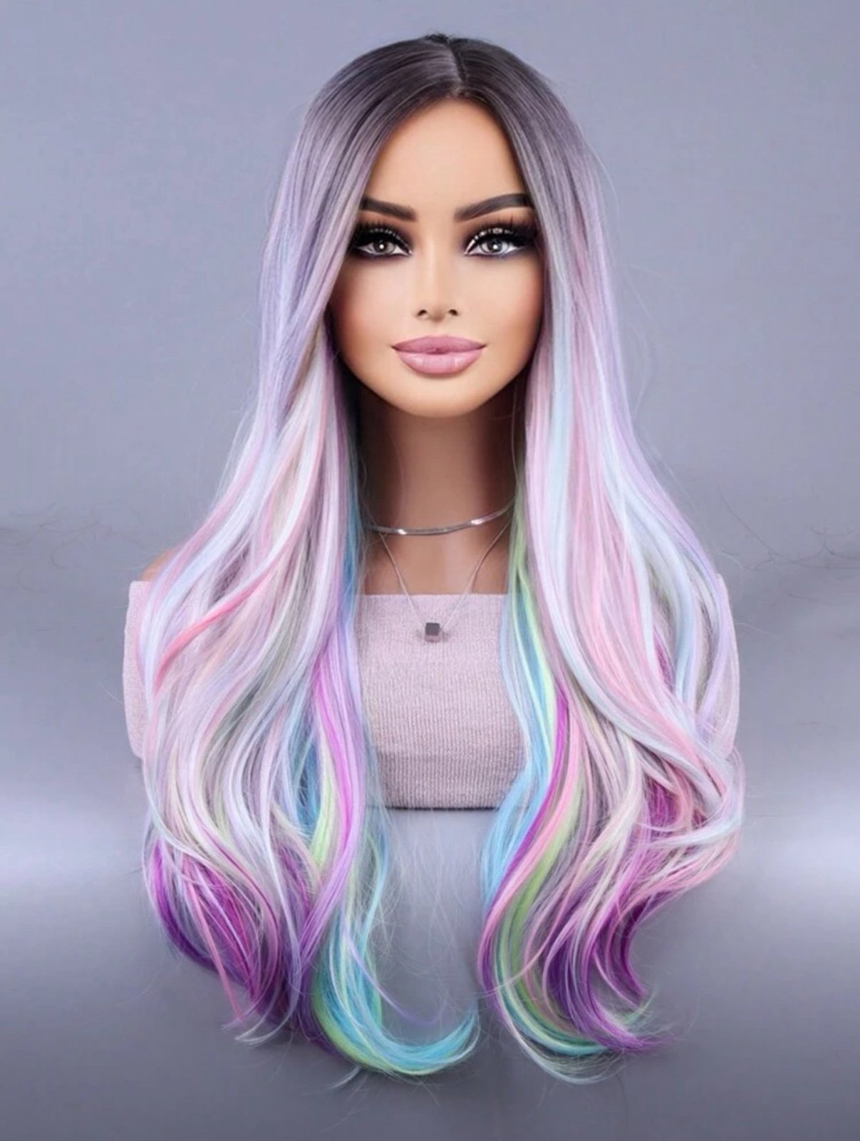 NEW Long Curly Hair Wig
