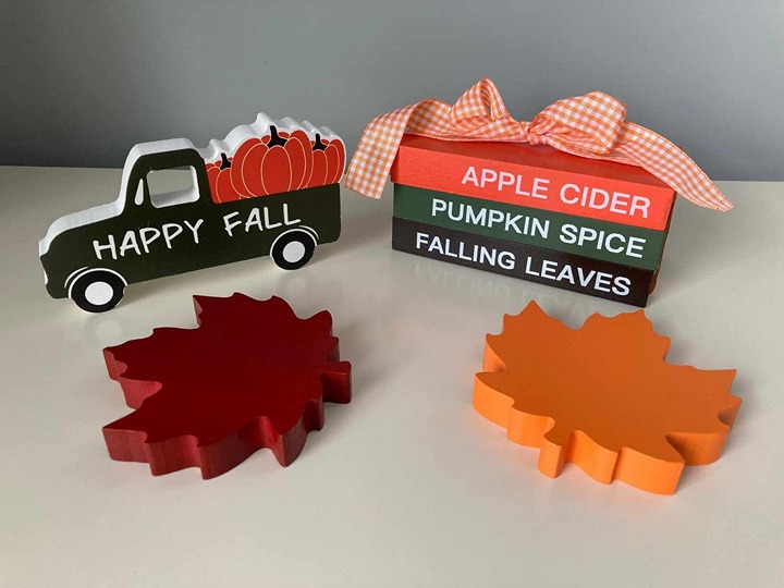 Fall Decor Fall Decorations for Home 6PCS Fall Tiered Tray Decor Faux Decorative
