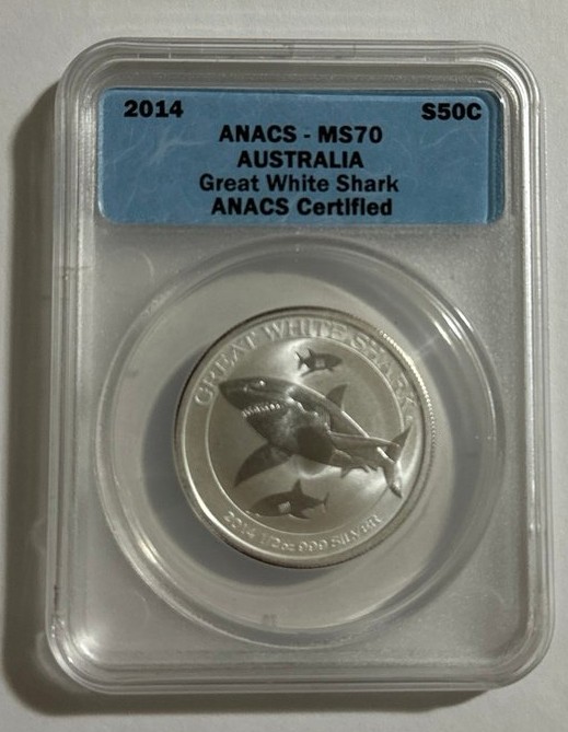2014 MS70 Shark Coin