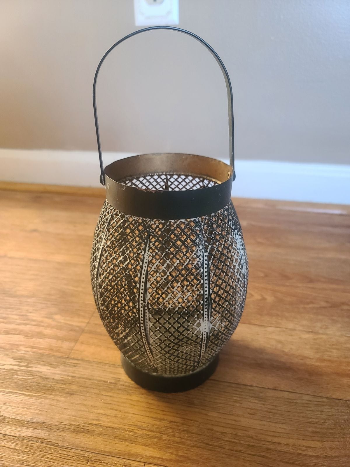 Collectible Metal Lantern Used