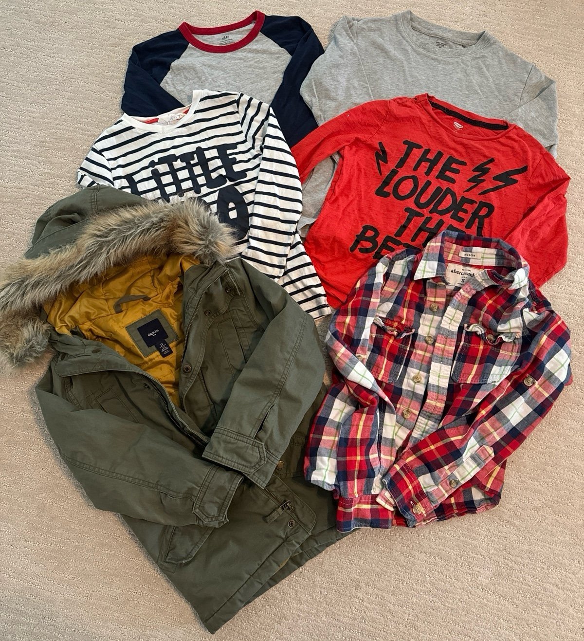 Boys 6-7 years old winter clothes bundle