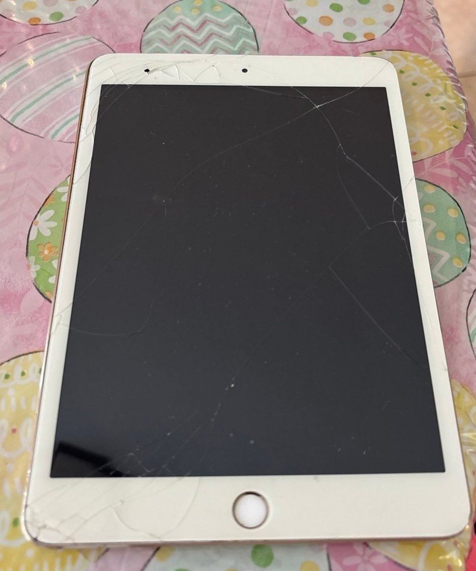 iPad mini 3- 16GB working w cracked screen