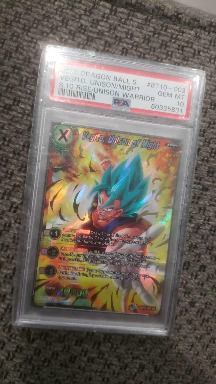 Dragon ball vegito slab