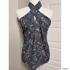 Michael Kors Sangria Halter Top