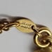 18K Gold Italian Plated (?) Circles Necklace 30 Extra Long