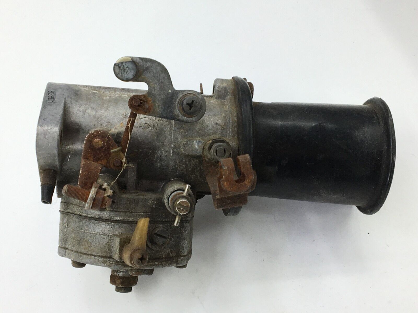 KEIHIN BRAND SNOWMOBILE ENGINE CARBURETOR 828E1 USED PARTS OR REPAIR