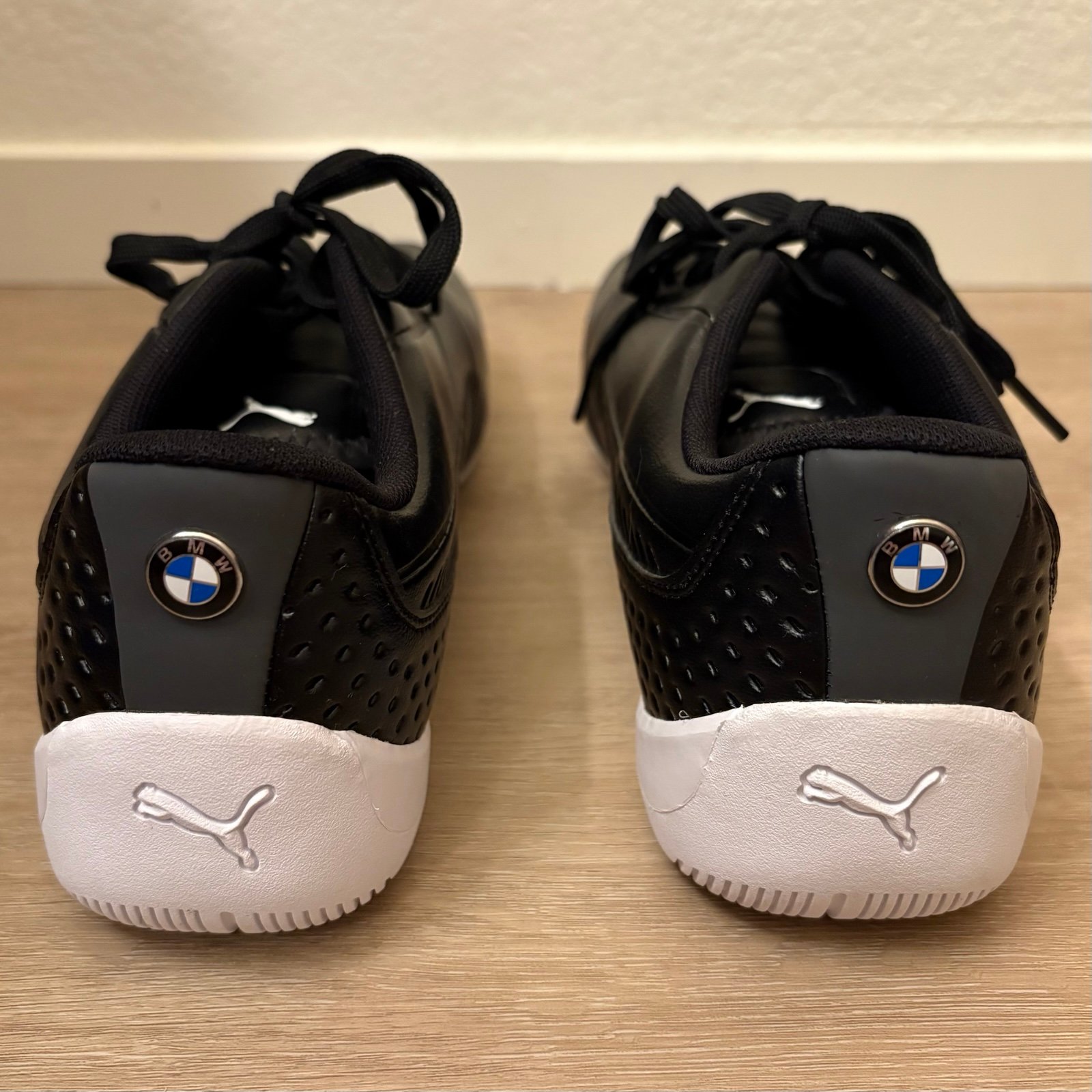 Drift Cat 7S Puma Black and White Sneakers with BMW Logo