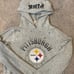 HTF VS PINK Pittsburg Steelers Studded Bling Hoodie