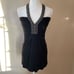 Sky| XSmall| Rouched|Shirt Dress|Rhinestone Halter|Has Stretch