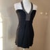 Sky| XSmall| Rouched|Shirt Dress|Rhinestone Halter|Has Stretch