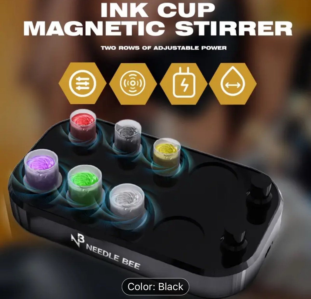 Tattoo Ink Cup Magnetic Stirrer Kit