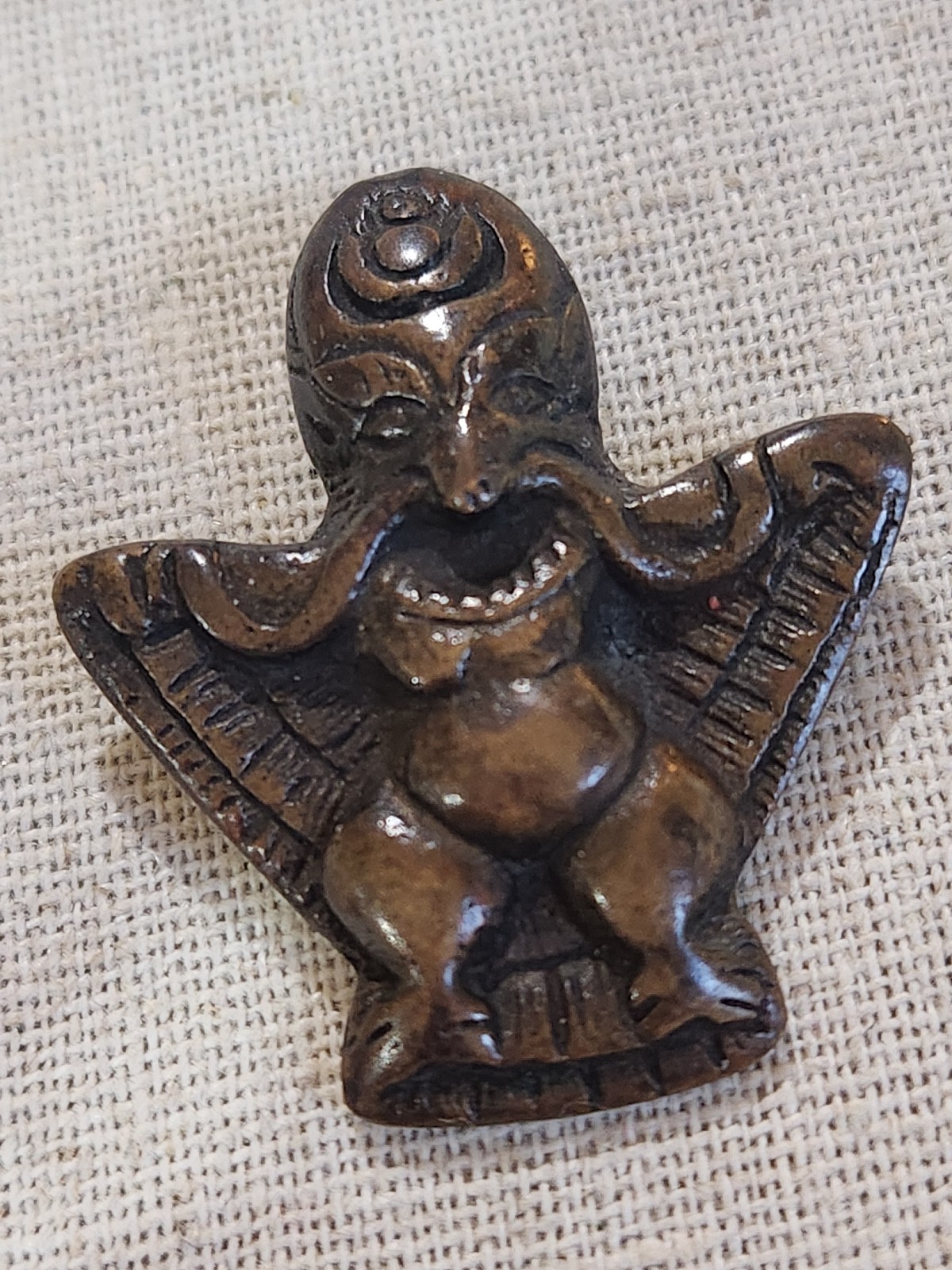 Vtg Tibetan Khygung Bird Togchas Thog-Icags Pendant