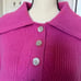 &OtherStories Pink Collard Sweater