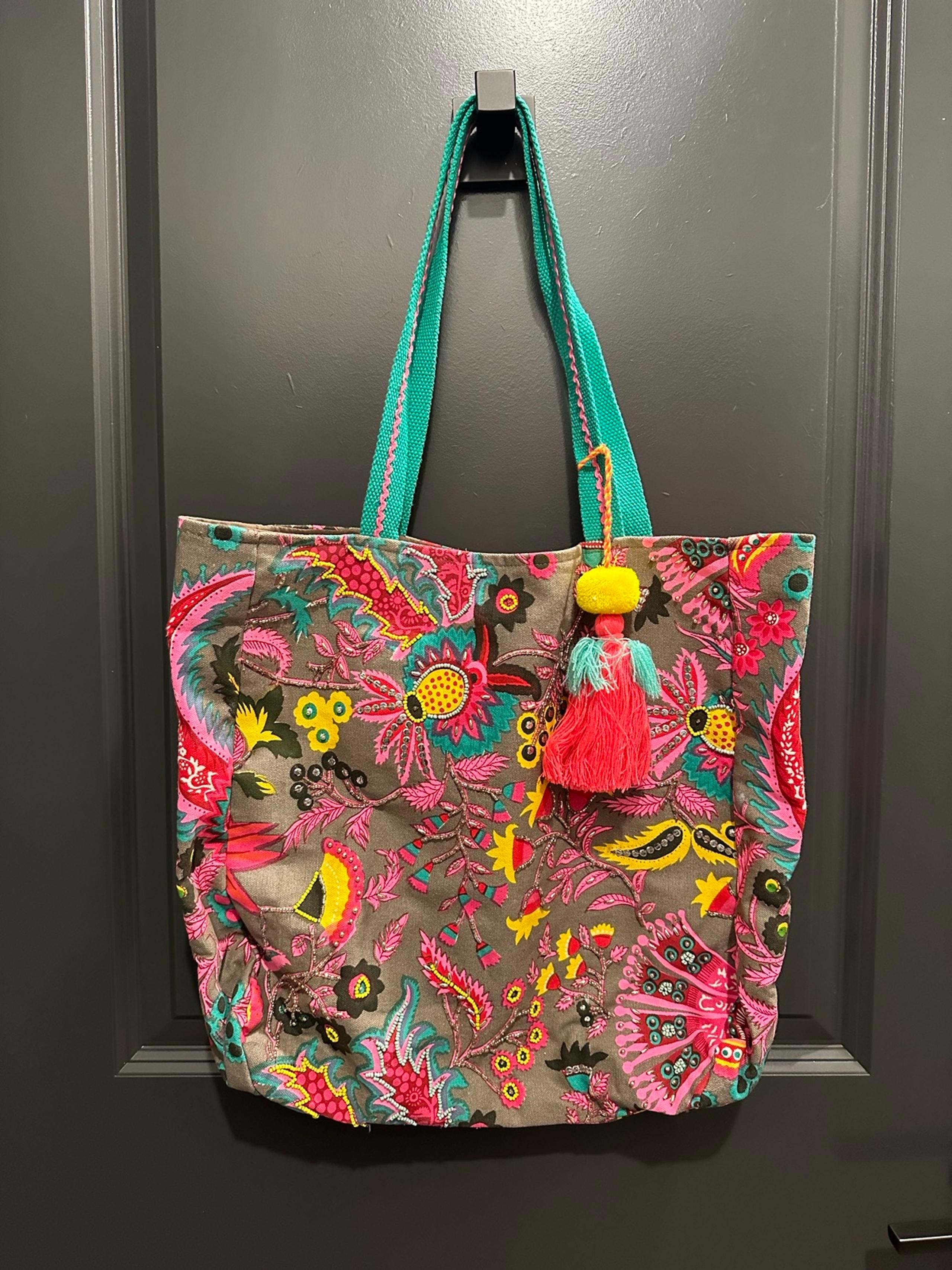 Charming Charlie Colorful Tote Bag