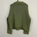 green vintage 90s chunky boxy cotton knit sweater