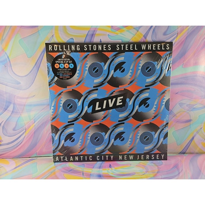 Steel Wheels Live (from Atlantic City, NJ, 1989) by Rolling Stones (Record) New