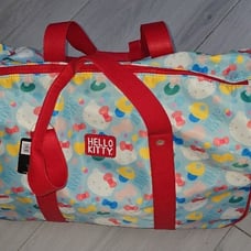 HELLO KITTY DUFFLE BAGS ON WHEELS- Rare color