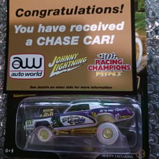 2023 JL White Chase 1967 Cadillac Eldorado Zinger Rat Fink 1/64 scale