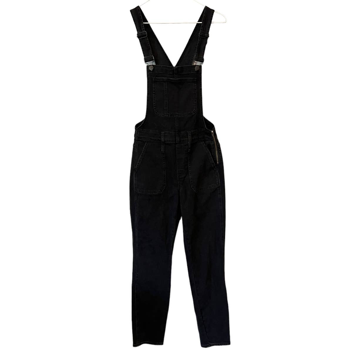 Madewell Skinny Overalls in Lunar Wash (XS)