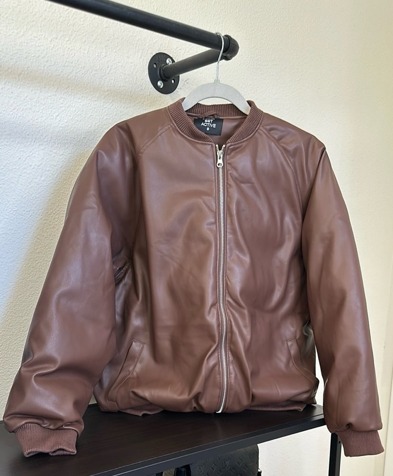 Set active Bomber Jacket in brown