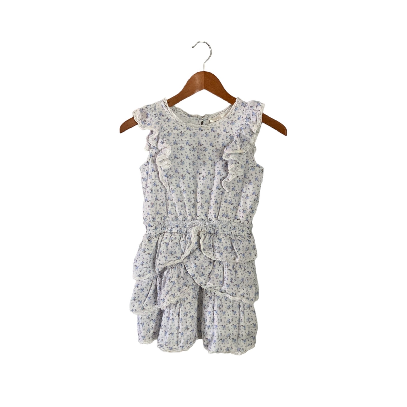 Loveshack tiered/Boho ruffled dress beautiful floral print size 10Y 1290