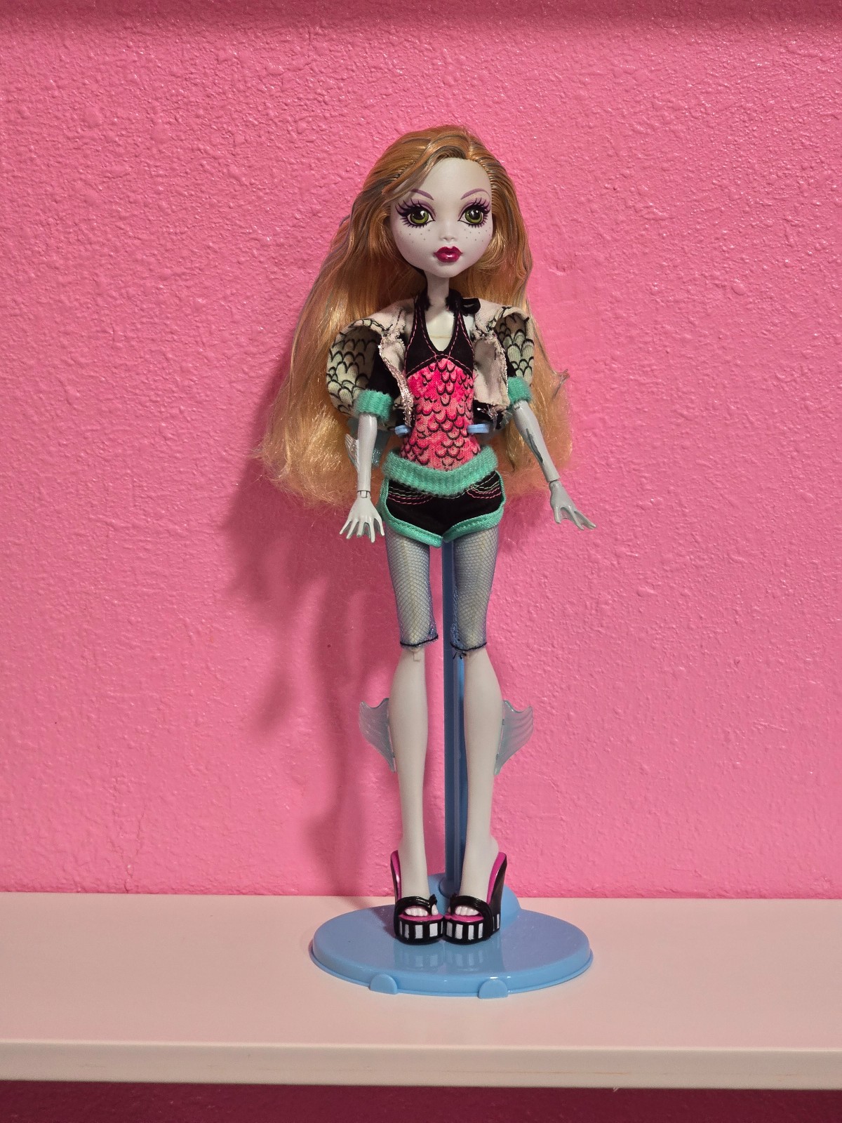 Monster High Lagoona Blue First Wave ( Gold Elastics)